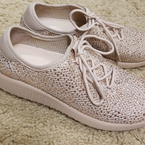 crystal tennis shoes